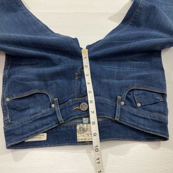 Dylan George Women’s 27 Elizabeth Bootcut Jeans Blue Denim Regular Rise - Picture 9 of 11